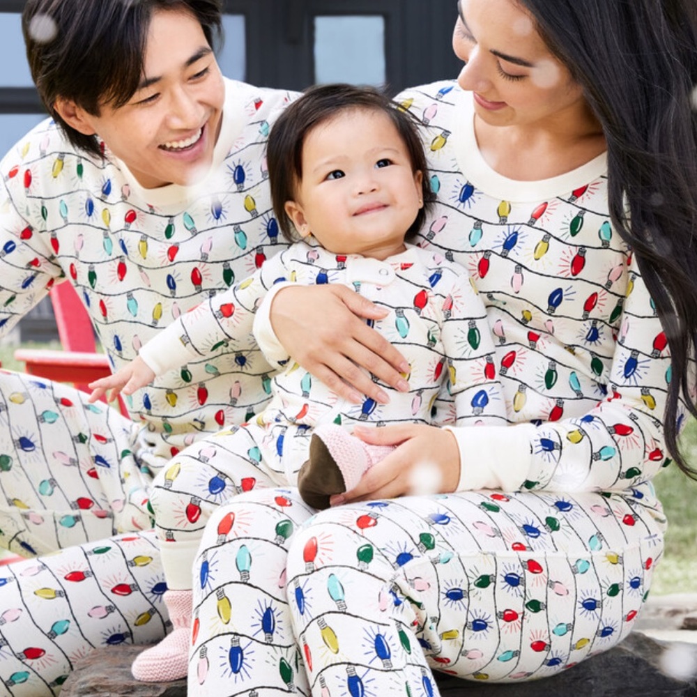 [Hanna Andersson] Bright Bulbs Women’s Pajama Set
